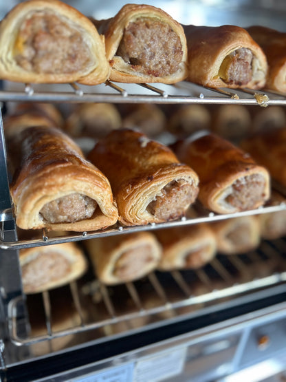 4 x Sausage rolls (Saturday only)