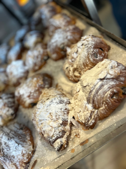 Saturdays only: 4 almond pain au chocolat