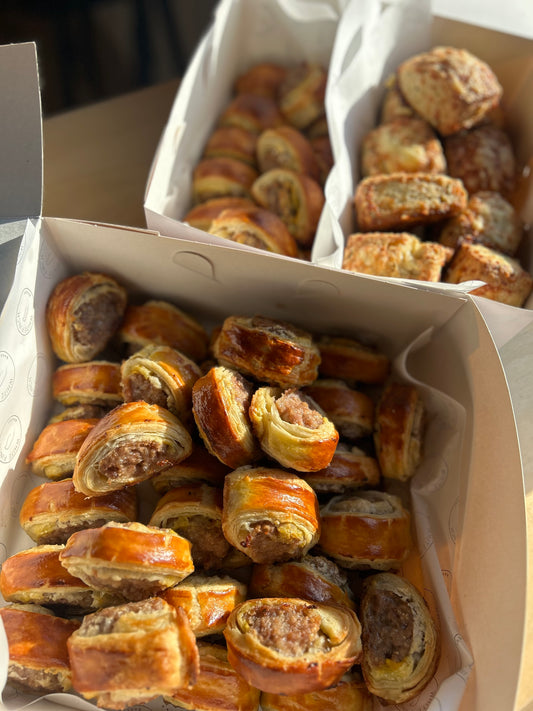 4 x Sausage rolls (Saturday only)