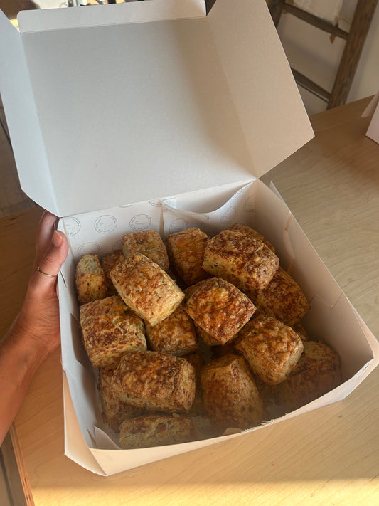 Cheddar and herb scones